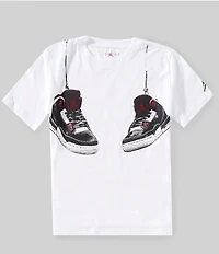 Jordan Little Boys Shoe Strings Short-Sleeve T-Shirt