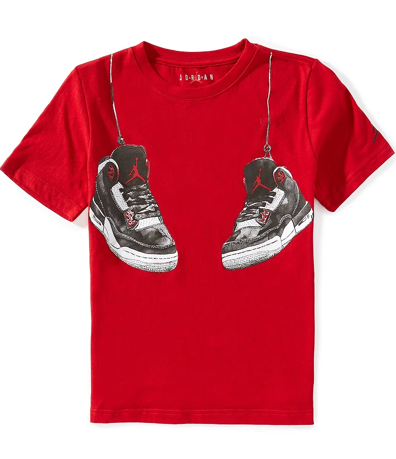Jordan Little Boys Shoe Strings Short-Sleeve T-Shirt