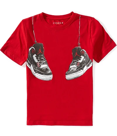 Jordan Little Boys Shoe Strings Short-Sleeve T-Shirt