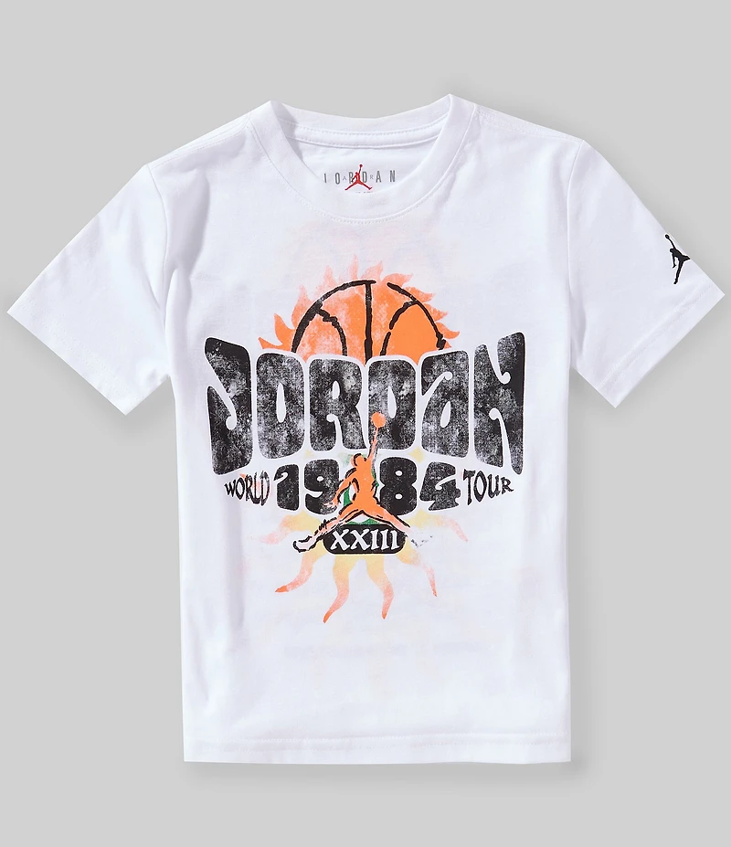 Jordan Little Boys Short Sleeve 1984 World Tour T-Shirt