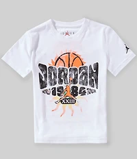 Jordan Little Boys Short Sleeve 1984 World Tour T-Shirt