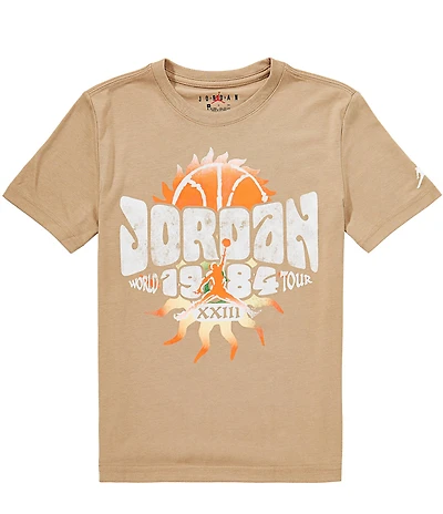 Jordan Little Boys Short Sleeve 1984 World Tour T-Shirt