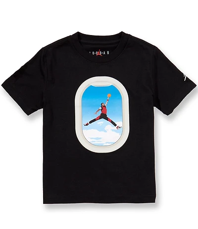 Jordan Little Boys Short-Sleeve Airplane Window T-Shirt