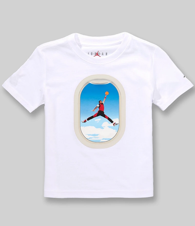 Jordan Little Boys Short-Sleeve Airplane Window T-Shirt