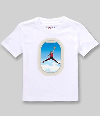 Jordan Little Boys Short-Sleeve Airplane Window T-Shirt