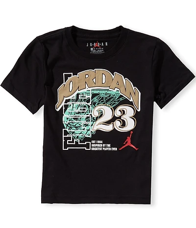 Jordan Little Boys Short-Sleeve Arched Wordmark T-Shirt
