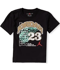 Jordan Little Boys Short-Sleeve Arched Wordmark T-Shirt