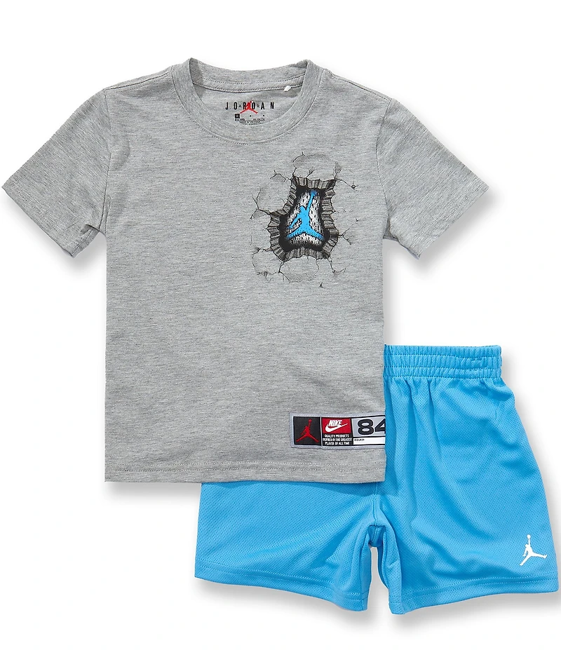 Jordan Little Boys Short Sleeve Break Through Tee & Shorts Set