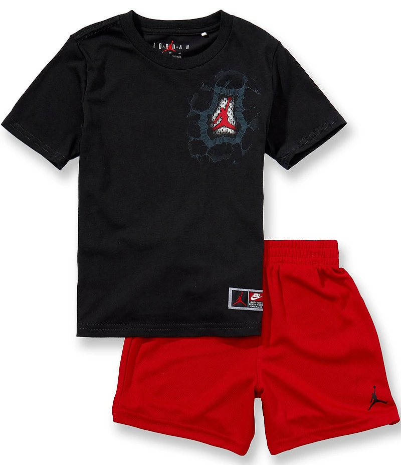 Jordan Little Boys Short Sleeve Break Through Tee & Shorts Set