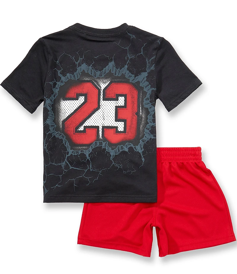 Jordan Little Boys Short Sleeve Break Through Tee & Matching Shorts Set
