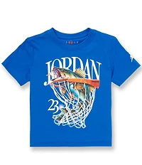 Jordan Little Boys Short Sleeve Catch Of The Day T-Shirt