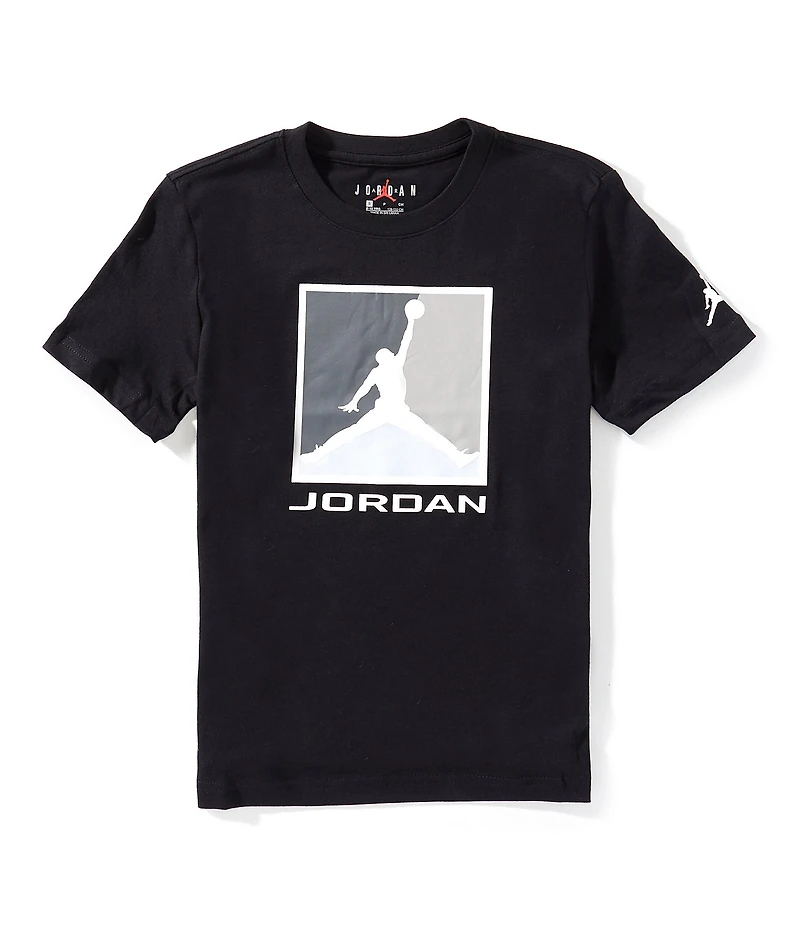 Jordan Little Boys Short Sleeve Flight Essentials Blocked 3.0 T-Shirt
