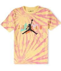 Jordan Little Boys Short Sleeve Geometric Tie-Dye T-Shirt