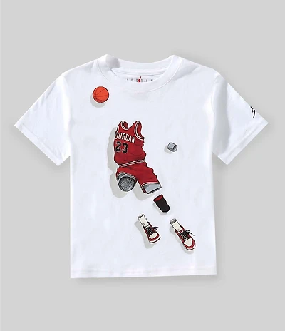 Jordan Little Boys Short Sleeve Ghost Man T-Shirt