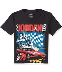Jordan Little Boys Short Sleeve Jordan Brooklyn Auto 85 Tee