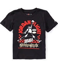 Jordan Little Boys Short Sleeve Pizza Shop T-Shirt