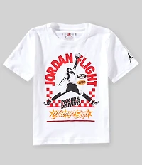 Jordan Little Boys Short Sleeve Pizza Shop T-Shirt