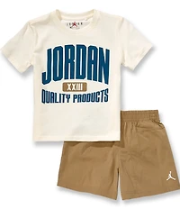 Jordan Little Boys Short Sleeve Quality Products Top & Short 2-Piece Set