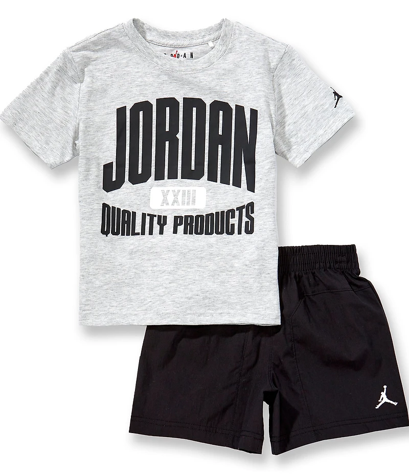 Jordan Little Boys Short Sleeve Quality Products Top & Short 2-Piece Set