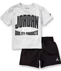 Jordan Little Boys Short Sleeve Quality Products Top & Short 2-Piece Set