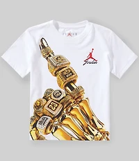Jordan Little Boys Short-Sleeve Skeleton Ring T-Shirt