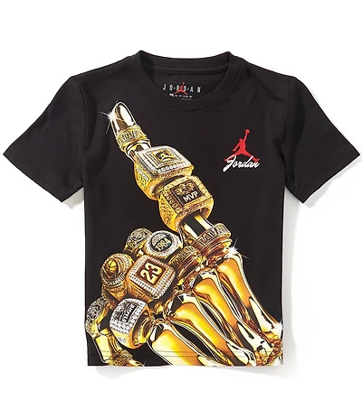 Jordan Little Boys Short-Sleeve Skeleton Ring T-Shirt