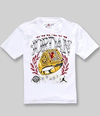 Jordan Little Boys Short Sleeve Skyline Rings Tee