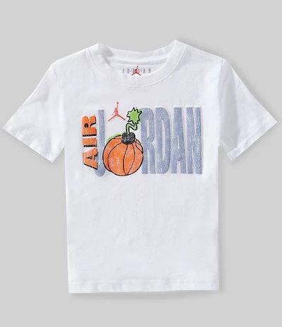 Jordan Little Boys Short Sleeves Brand Secret T-Shirt
