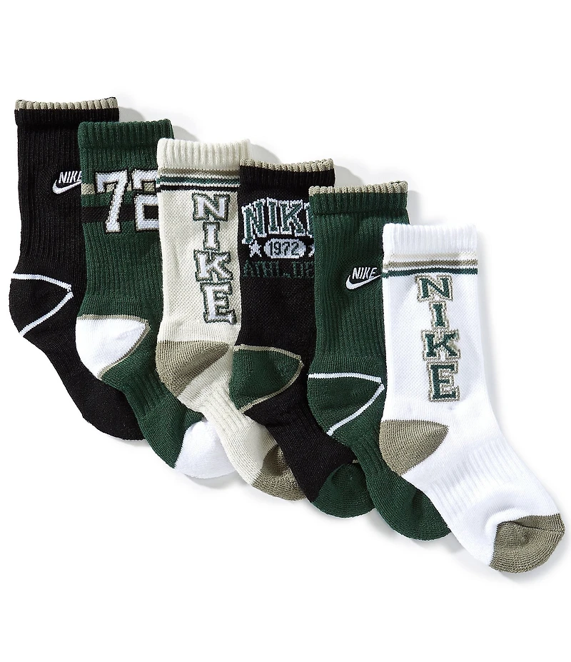 Jordan Little Boys Varsity Crew Socks 6-Pack