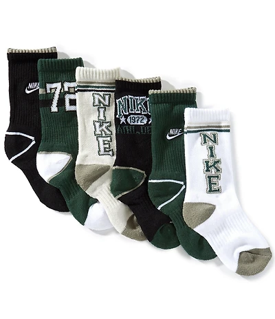 Jordan Little Boys Varsity Crew Socks 6-Pack