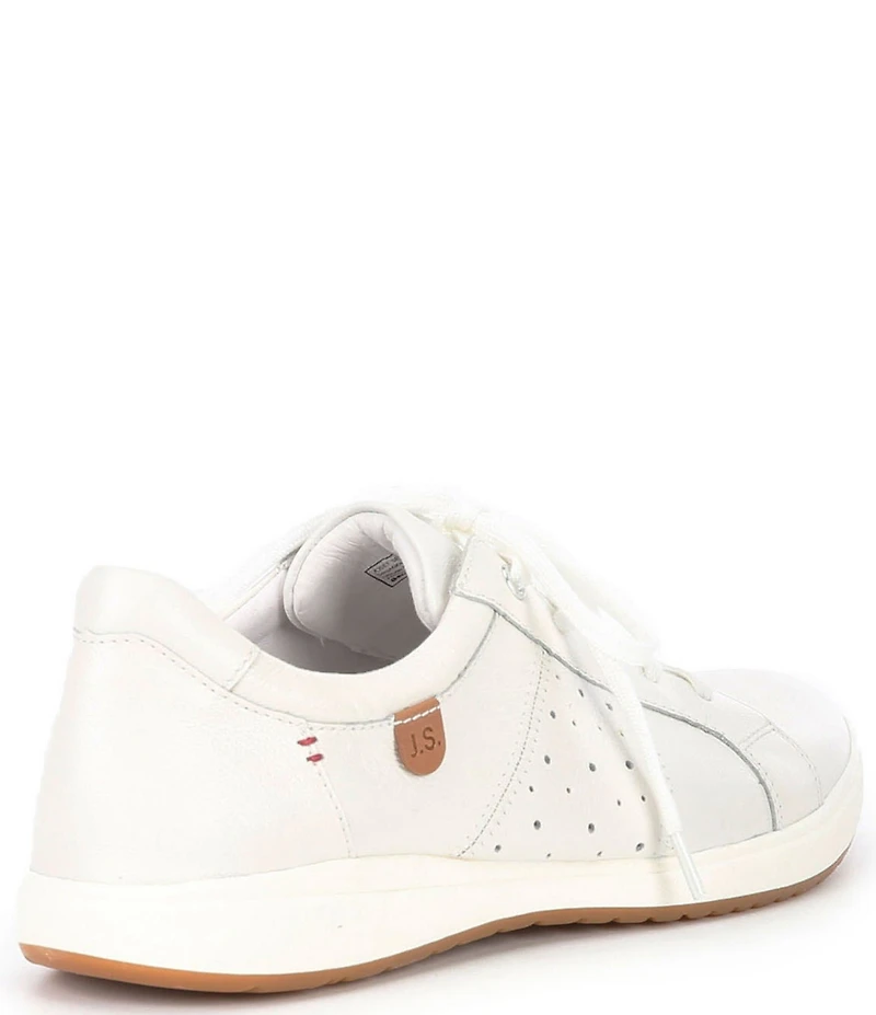 Josef Seibel Caren 01 Leather Perforated Detail Sneakers