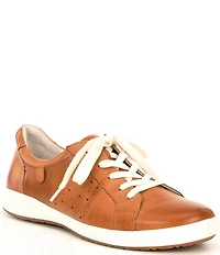 Josef Seibel Caren 01 Leather Perforated Detail Sneakers