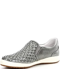 Josef Seibel Caren 72 Woven Leather Sneakers