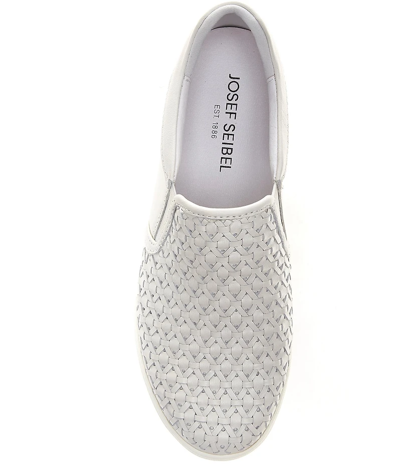Josef Seibel Caren 72 Woven Leather Sneakers
