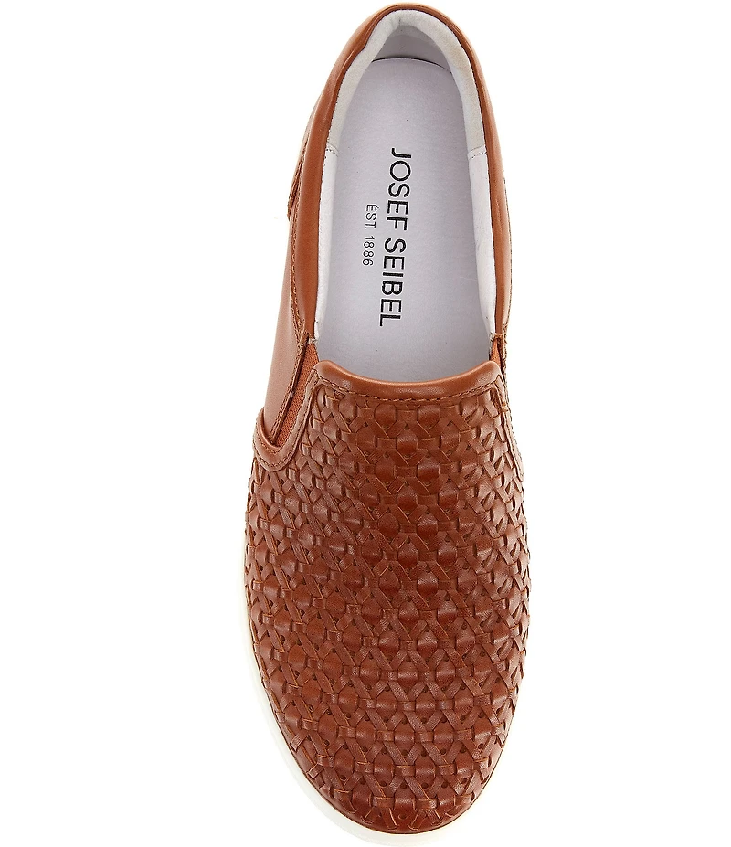 Josef Seibel Caren 72 Woven Leather Sneakers