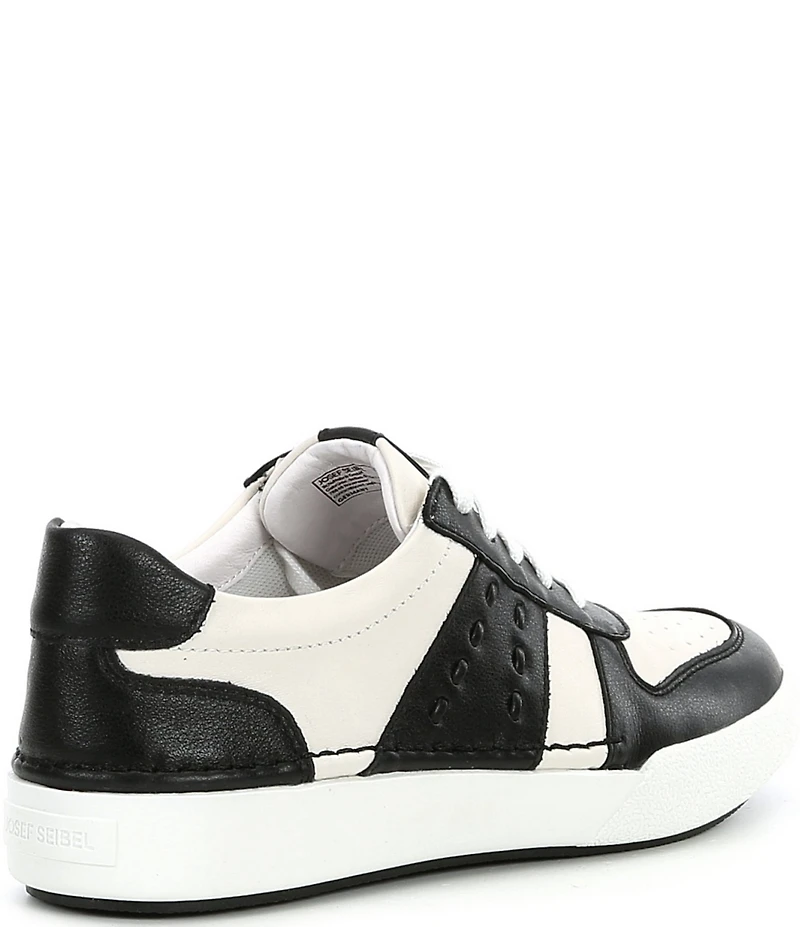 Josef Seibel Claire 27 Leather Perforated Detail Sneakers