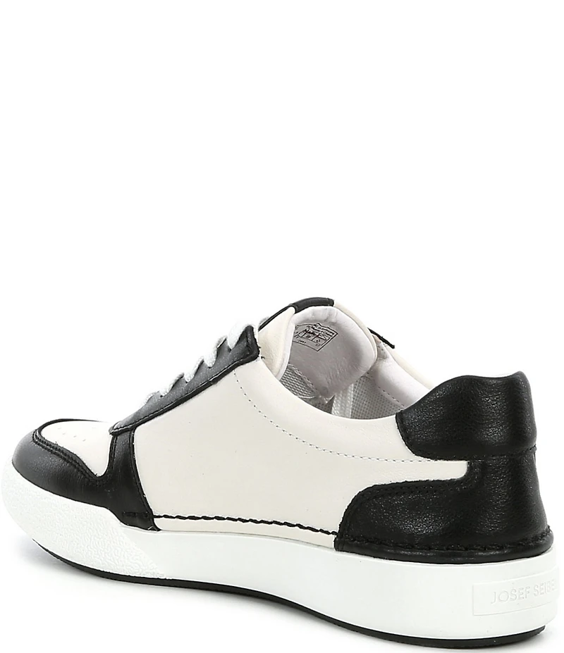 Josef Seibel Claire 27 Leather Perforated Detail Sneakers