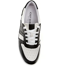Josef Seibel Claire 27 Leather Perforated Detail Sneakers