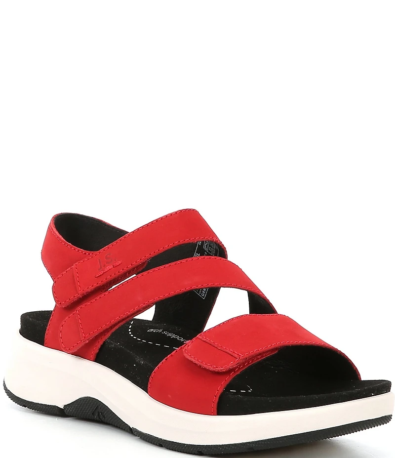 Josef Seibel Estelle 03 Leather Wedge Sandals