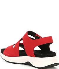 Josef Seibel Estelle 03 Leather Wedge Sandals
