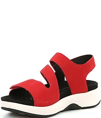 Josef Seibel Estelle 03 Leather Wedge Sandals