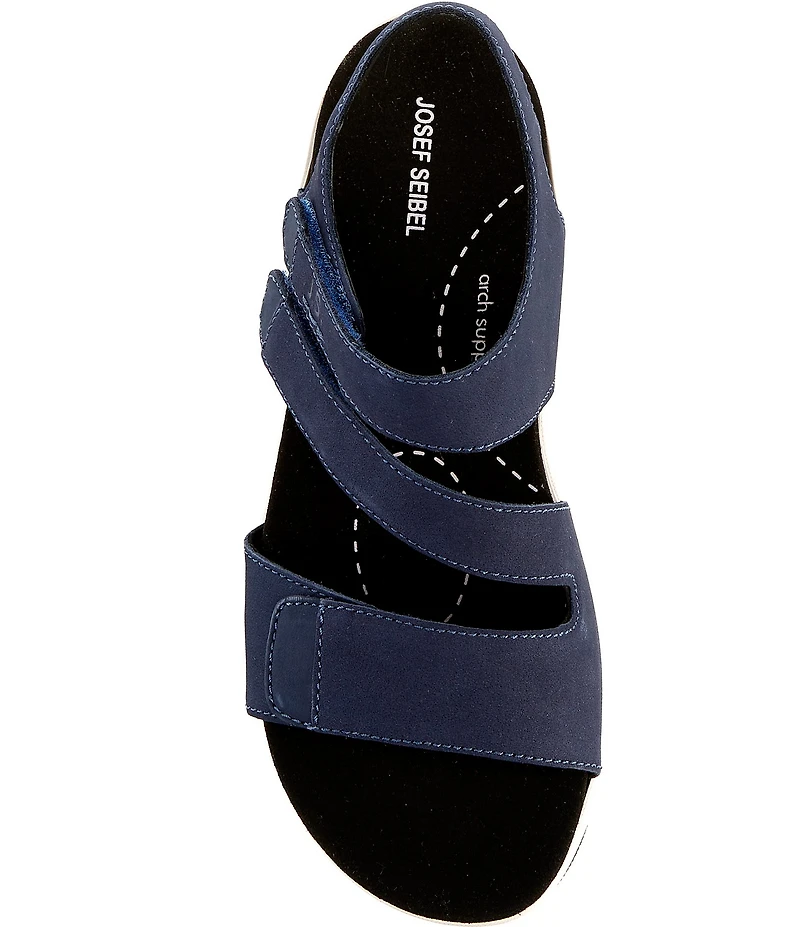 Josef Seibel Estelle 03 Leather Wedge Sandals