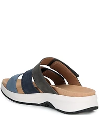 Josef Seibel Estelle 11 Leather 3 Band Slide Sandals