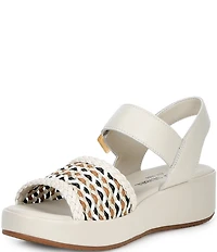 Josef Seibel Eve 06 Woven Leather Ankle Strap Sandals