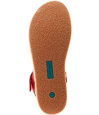 Josef Seibel Evita 03 Nubuck Cork Ankle Wrap Sandals