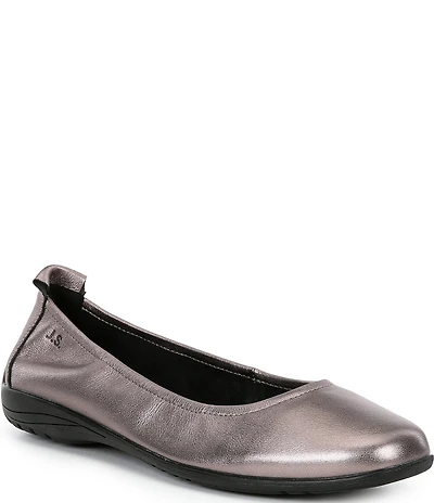 Josef Seibel Fenja 01 Leather Ballerina Slip On Flats