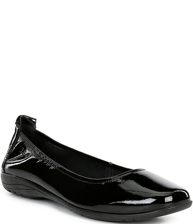 Josef Seibel Fenja 01 Patent Leather Ballerina Slip On Flats