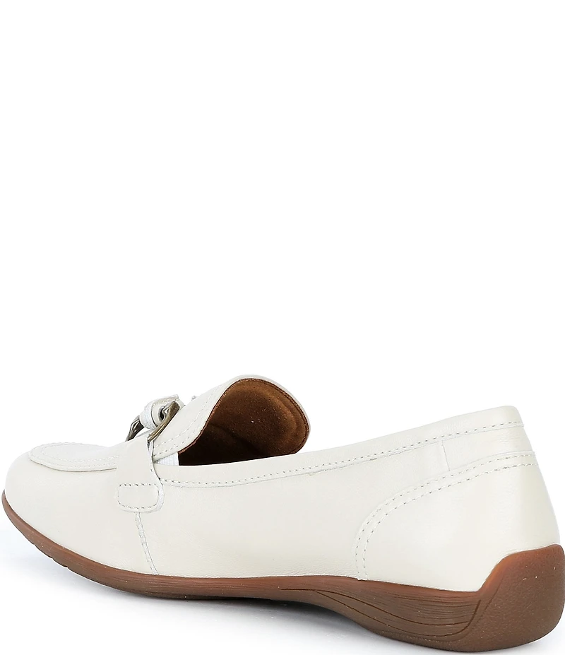 Josef Seibel Fenja 34 Leather Bit Buckle Loafers