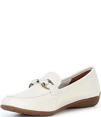 Josef Seibel Fenja 34 Leather Bit Buckle Loafers