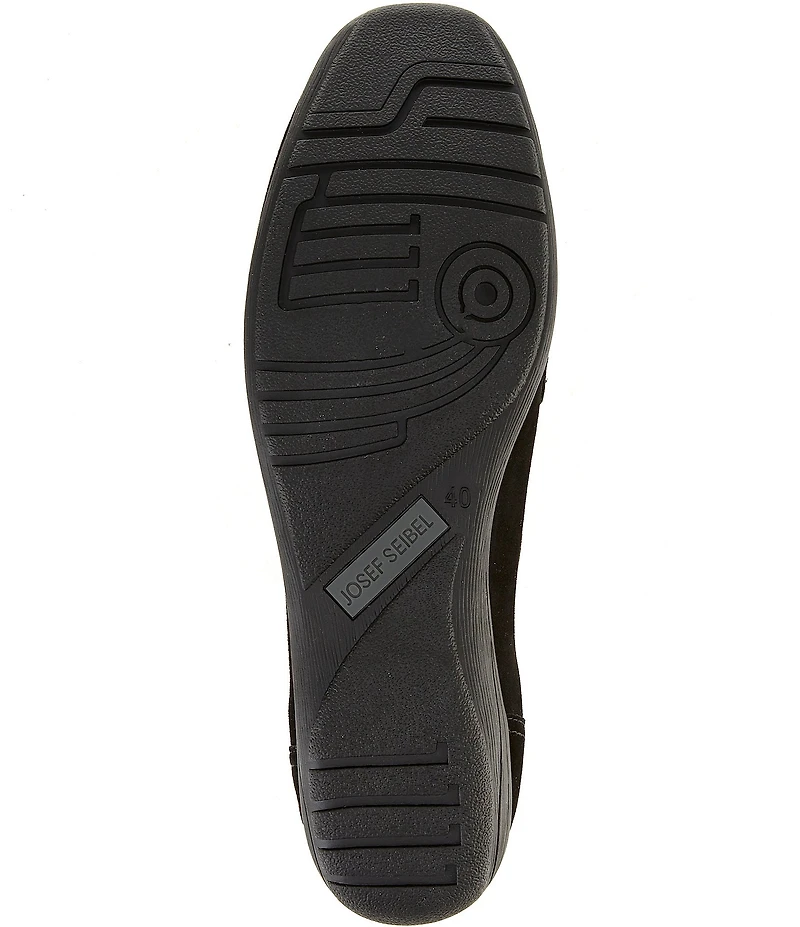 Josef Seibel Fenja 34 Suede Bit Buckle Loafers